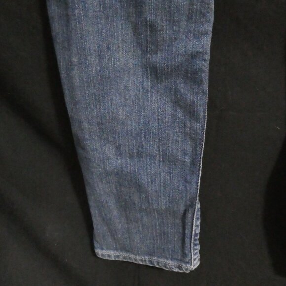 GAP - Skinny Roll Up | 4 / 27 R Regular Fit | Blue Washed Distressed Denim Jeans - Picture 15 of 16